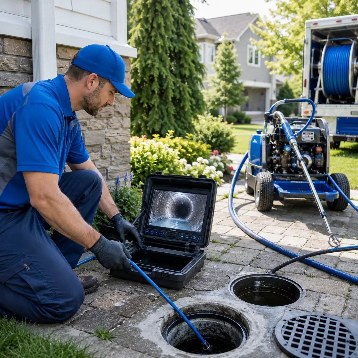 Outdoor drain cleaning professionals serving Hager City, WI