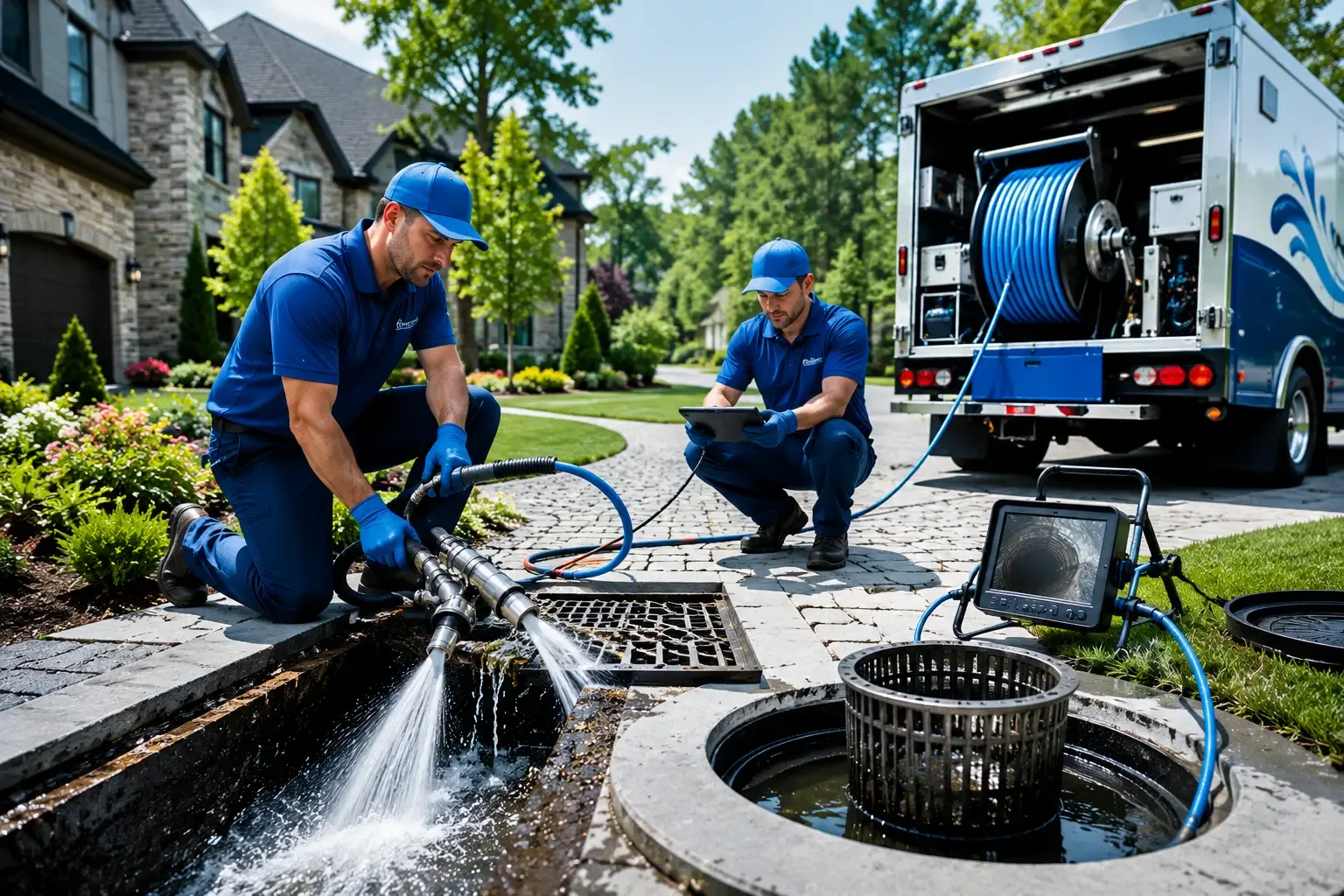 Local outdoor drain cleaning professionals in Hager City, WI